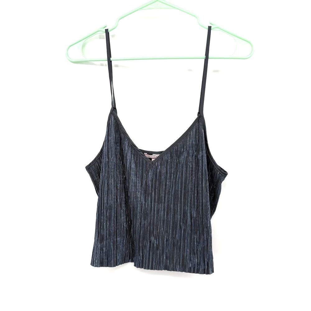 Victoria's Secret Size Medium Crop Tank Top‎ Spaghetti Strap Shirt Sleeveless